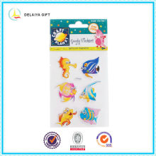 cartoon characters paper stickers with 3D eyes